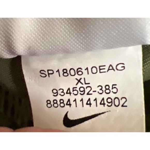 Nike Men's Woven Training Pants 934592-385 XL Cargo Khaki Olive Green LW Joggers - Picture 11 of 12